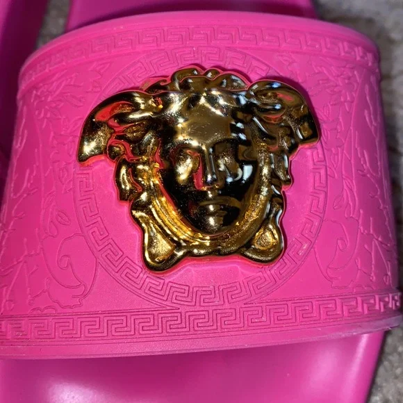 COPY - Pink Versace slides - Picture 4 of 8